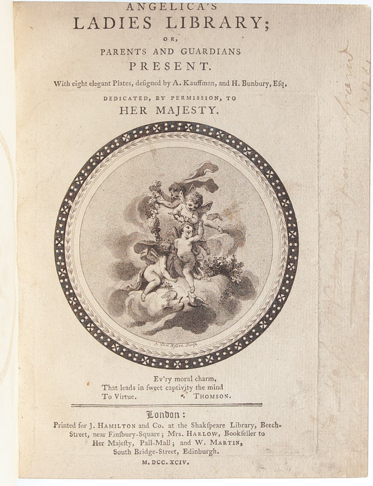 Angelica's Ladies Library; or, Parents and Guardians Present