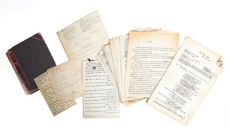 Literary Collection of Published and Unpublished Work by the Renowned Suffragist & Author. Women's Authorship, Sarah Dickson Lowrie, Literary Manuscripts.