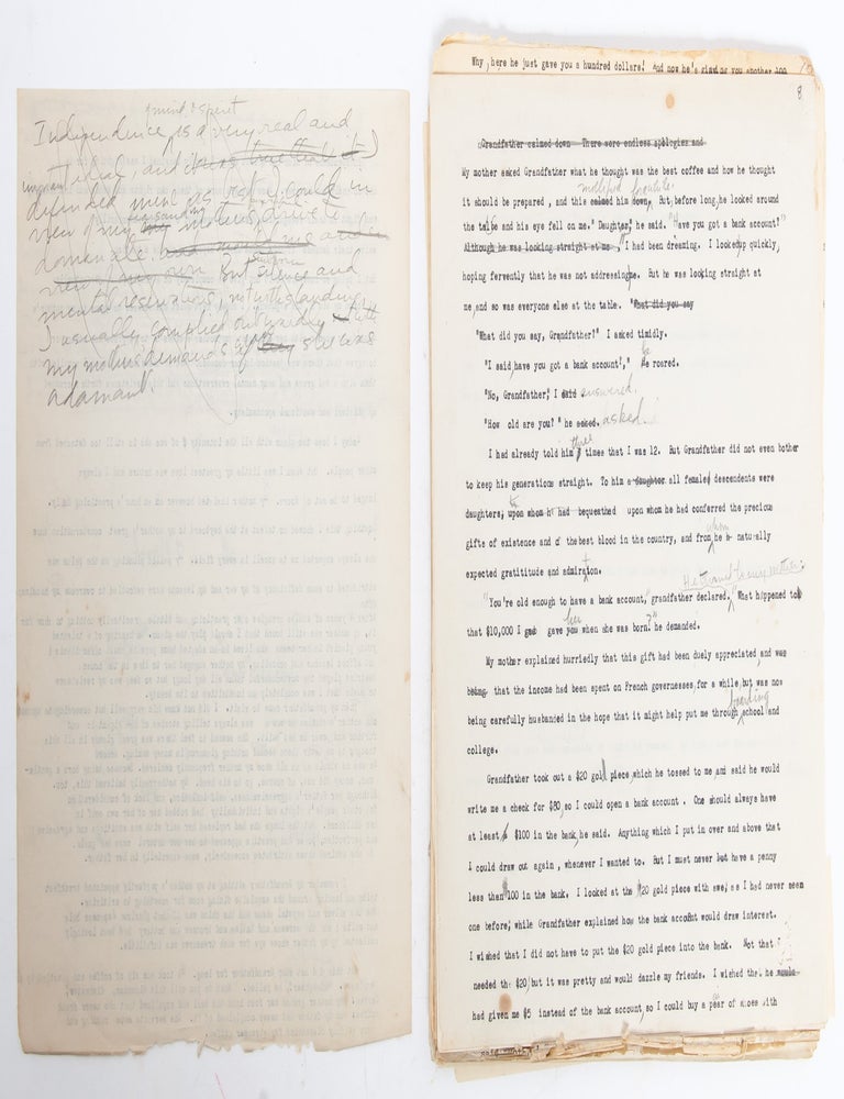 Literary Collection of Published and Unpublished Work by the Renowned Suffragist & Author