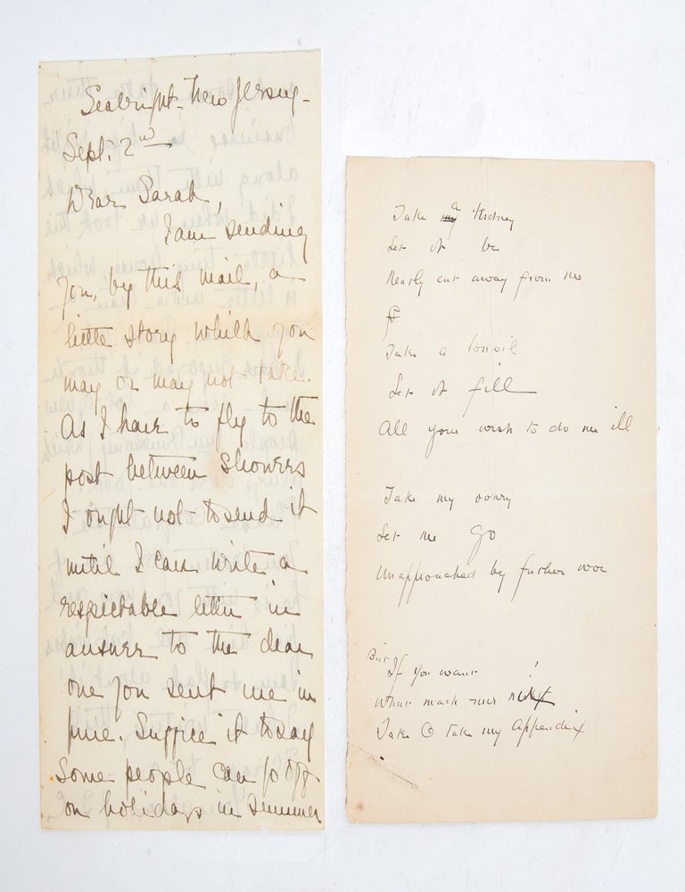 Literary Collection of Published and Unpublished Work by the Renowned Suffragist & Author