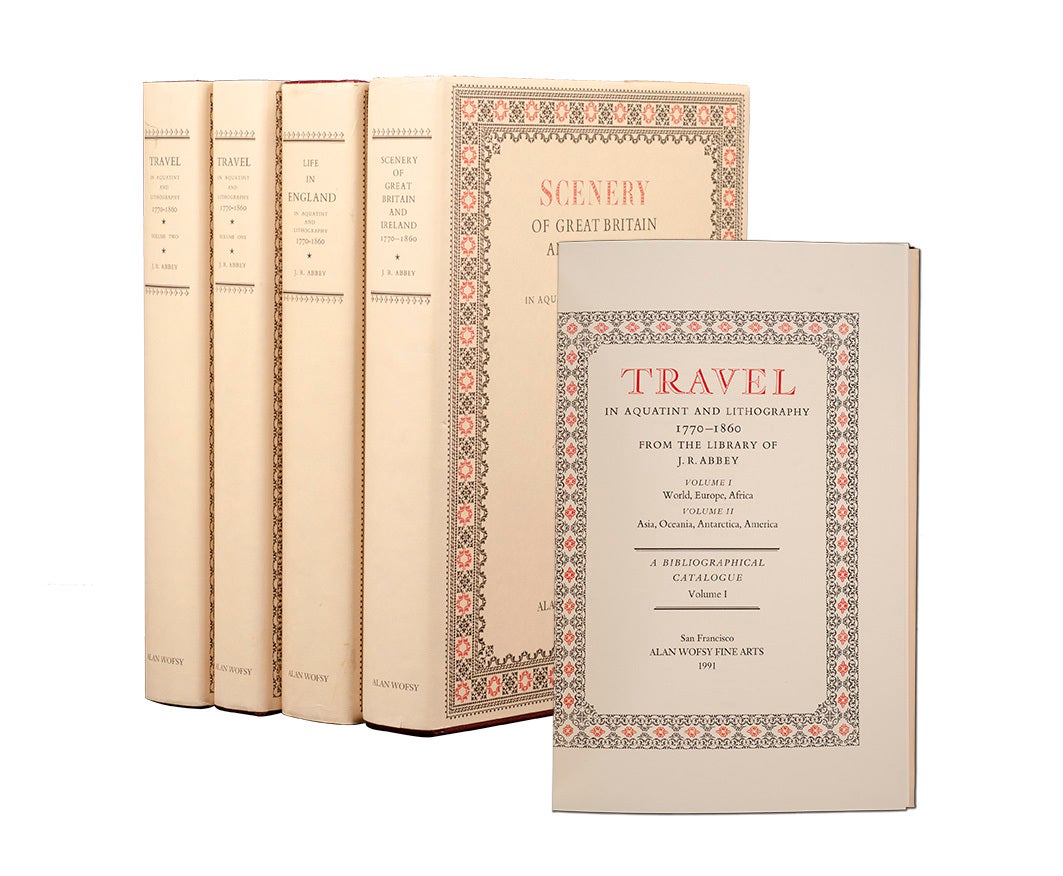 (Item #3551) Scenery of Great Britain and Ireland in Aquatint and Lithography 1770-1860 (in 4 vols). Travel, Major J. R Abbey, Topography.