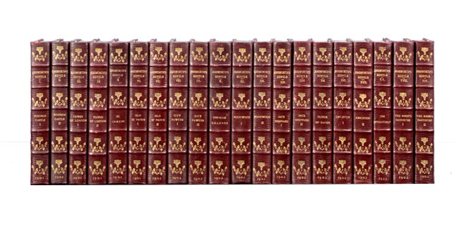Item #3554) The Novels of William Harrison Ainsworth (in 20 vols). William Harrison Ainsworth