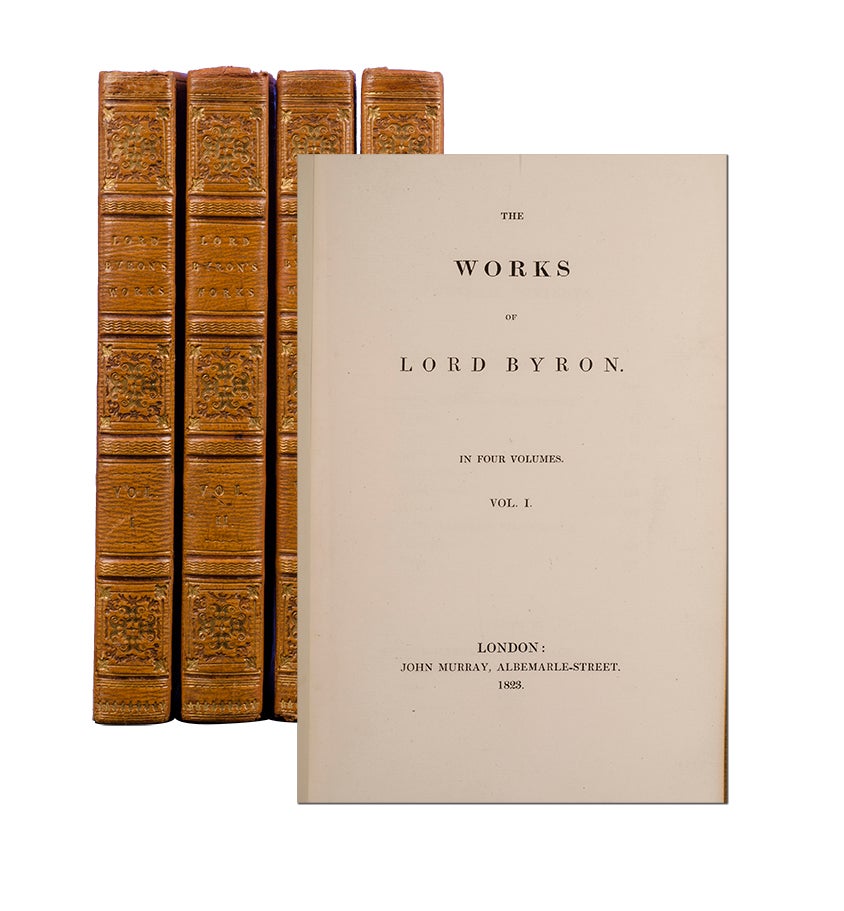 (Item #3583) The Works (in 4 vols). Lord George Gordon Byron.