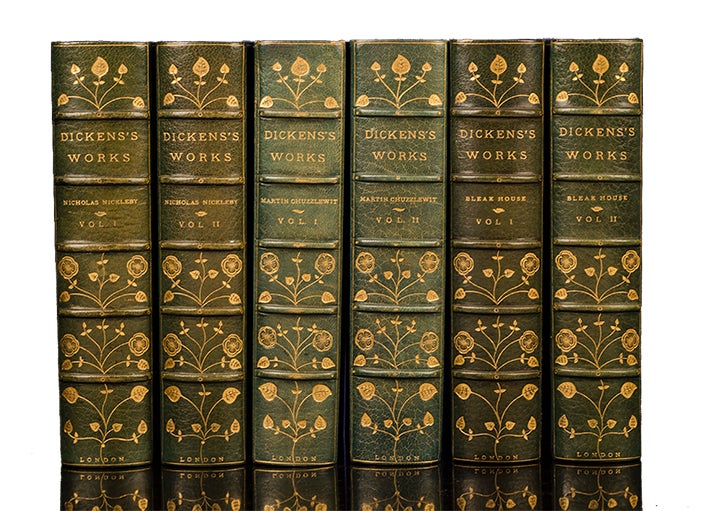 Item #3597) Charles Dickens' Works (in 32 vols.). Charles Dickens