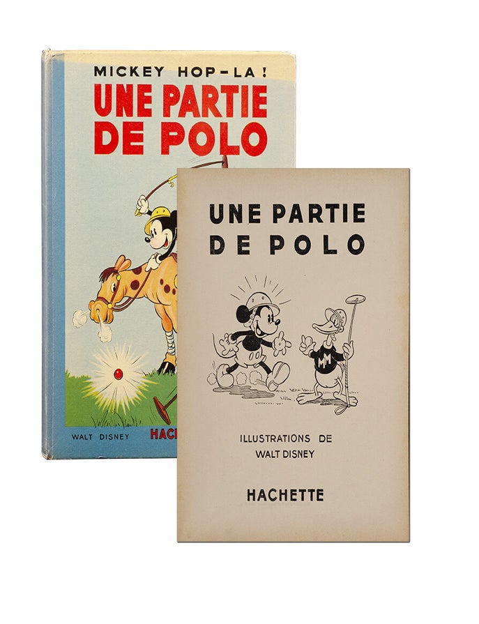 Item #3599) Une Partie De Polo. Walt Disney