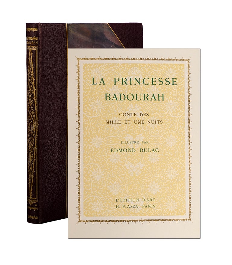 Item #3611) La Princesse Badourah. Conte des Mille et une Nuits (Signed Limited Edition). Edmund...