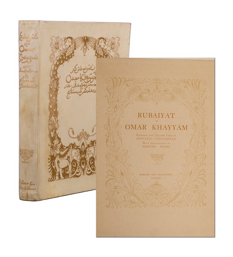 Item #3618) Rubaiyat of Omar Khayyam (Signed Limited Edition). Omar. Edmund Dulac Khayyam, Edward...