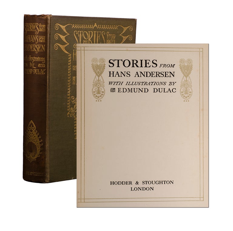 Item #3619) Stories from Hans Andersen. Hans Christian. Edmund Dulac Andersen