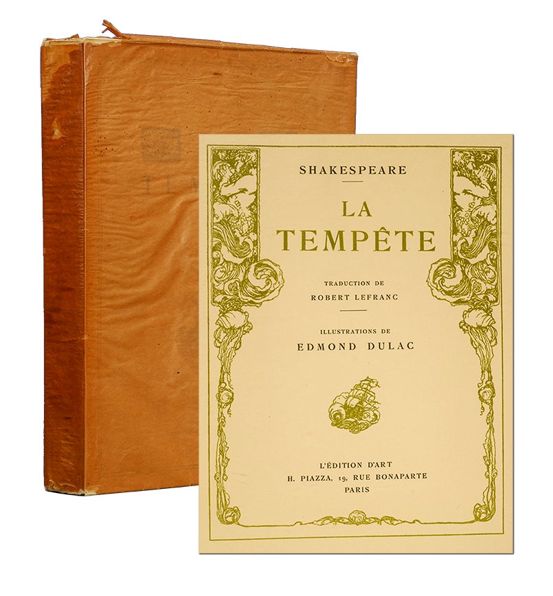 (Item #3633) La Tempete [The Tempest]. William. Edmund Dulac Shakespeare.