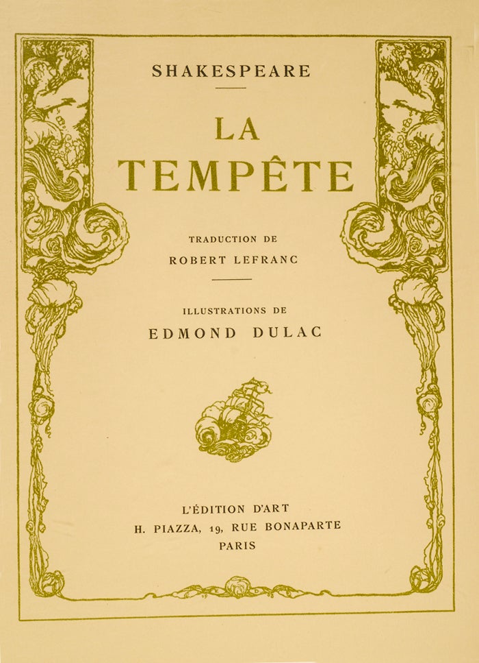 La Tempete [The Tempest]