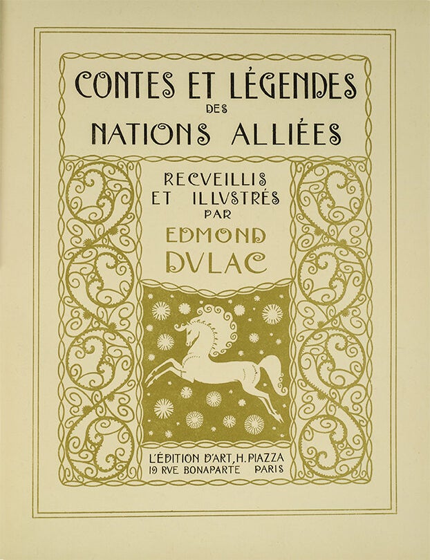 Contes et Legendes des Nations Alliees (Signed Limited Edition)