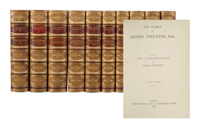 Item #3639) The Works of Henry Fielding, Esq (in 10 vols). Henry Fielding