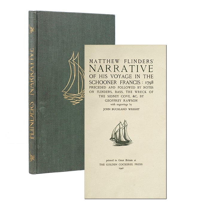 Item #3653) Matthew Flinders Narrative of His Voyage in the Schooner Francis. Matthew Flinders