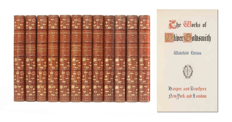 Item #3655) The Works of Oliver Goldsmith (in 12 vols.). Oliver Goldsmith
