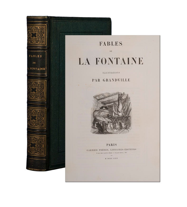 (Item #3656) Fables de la Fontaine. Jean de. J. J. Grandville La Fontaine.
