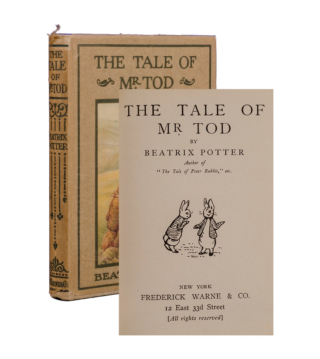 (Item #3702) The Tale of Mr. Tod. Beatrix Potter.