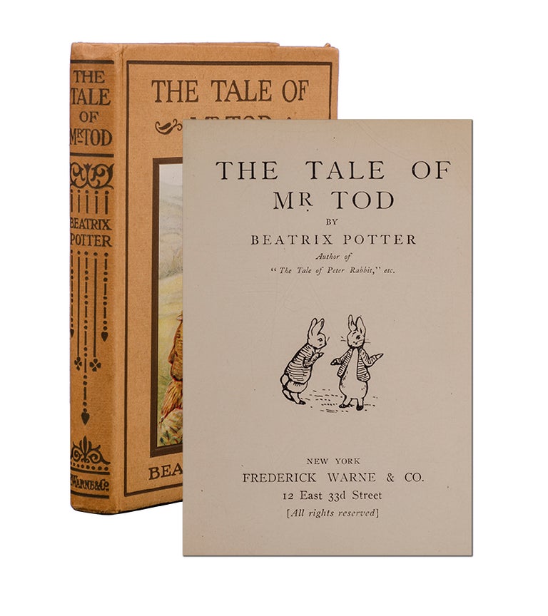 Item #3703) The Tale of Mr. Tod. Beatrix Potter