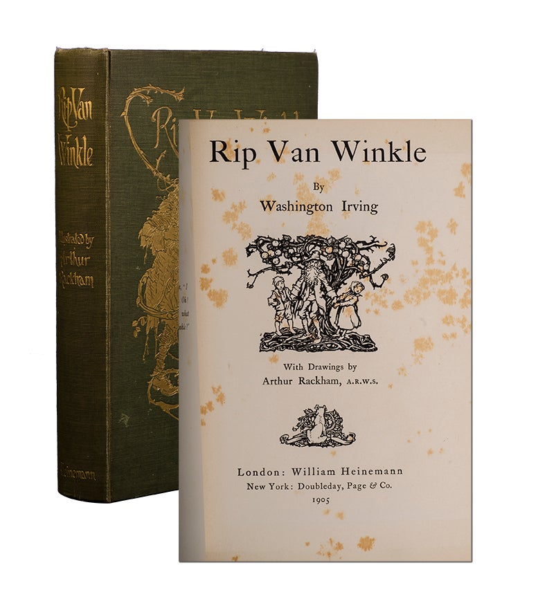 (Item #3731) Rip Van Winkle. Arthur Rackham, Washington Irving.