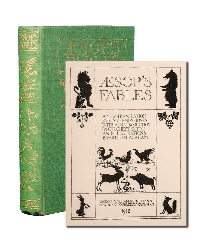 Item #3745) Aesop's Fables. Arthur Rackham, Vernon V. S. Jones