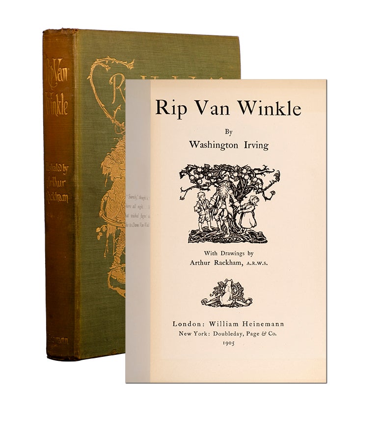 (Item #3751) Rip Van Winkle. Arthur Rackham, Washington Irving.