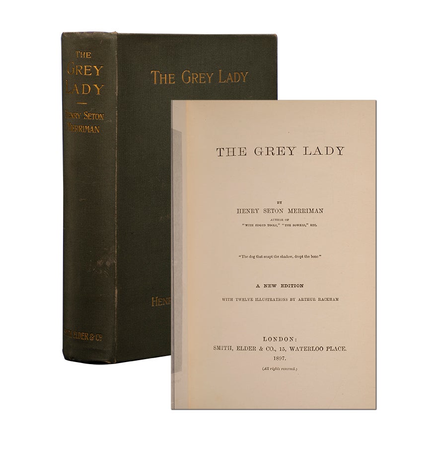 (Item #3759) The Grey Lady. Arthur Rackham, Henry Seton Merriman.