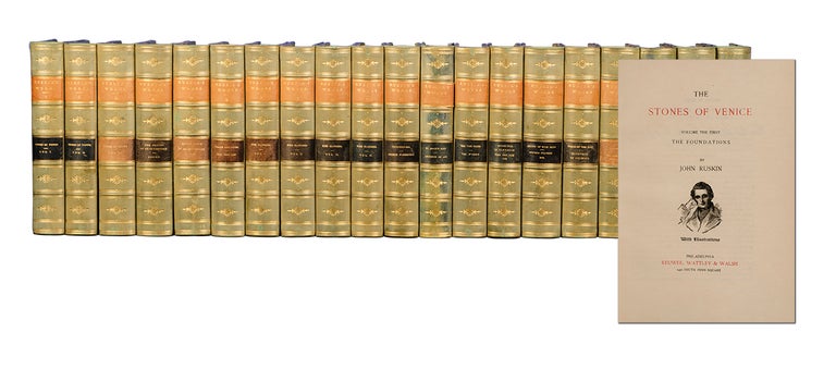 Item #3770) The Works of John Ruskin (in 26 vols.). John Ruskin