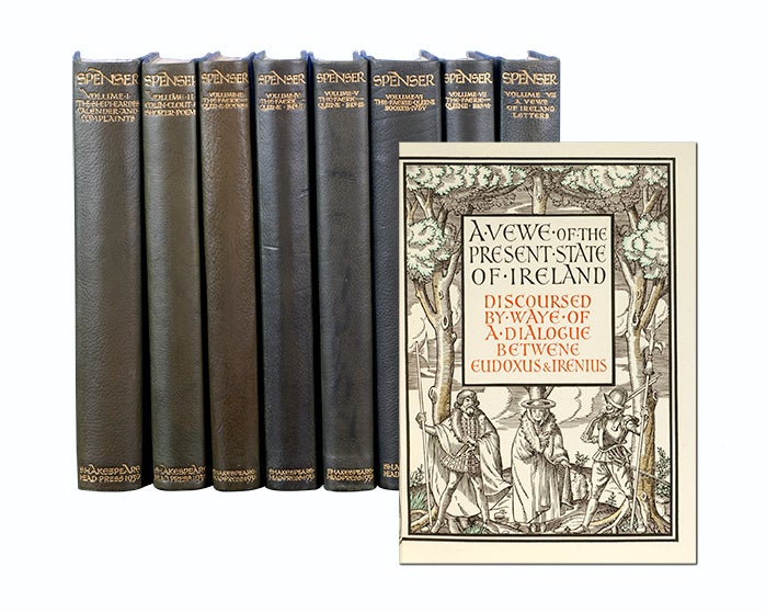 Item #3785) The Works of Edmund Spenser (in 8 vols.). Edmund Spenser