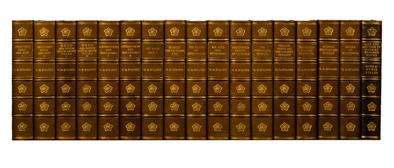 The Writings of Harriet Beecher Stowe [with] Life and Letters of Harriet Beecher Stowe (in 17 vols)