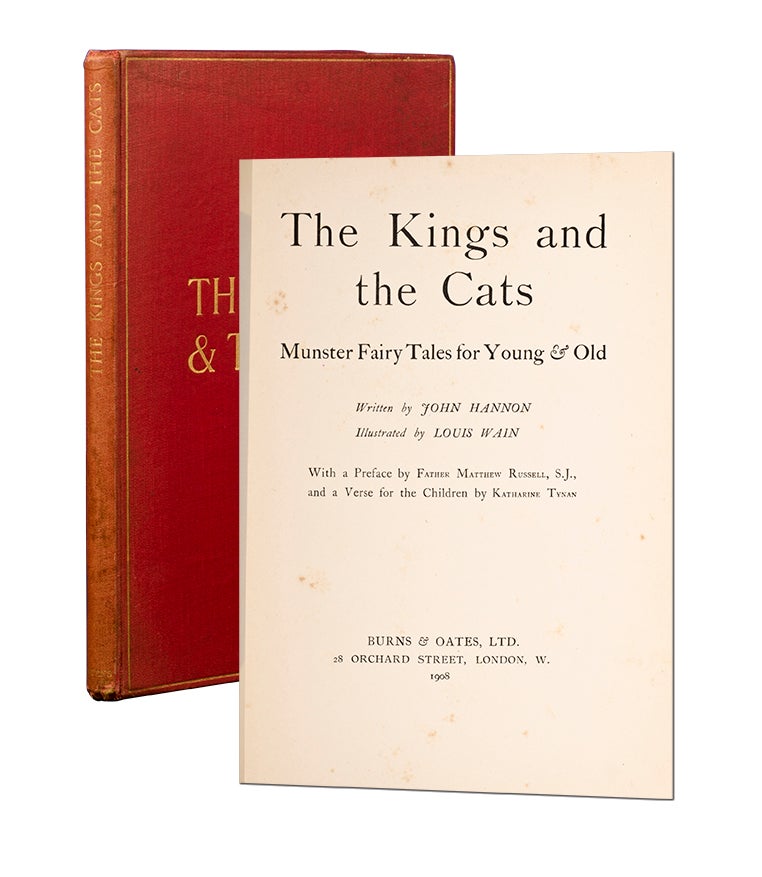 Item #3816) The Kings and the Cats. Munster Fairy Tales for Young & Old. John. Louis Wain Hannon