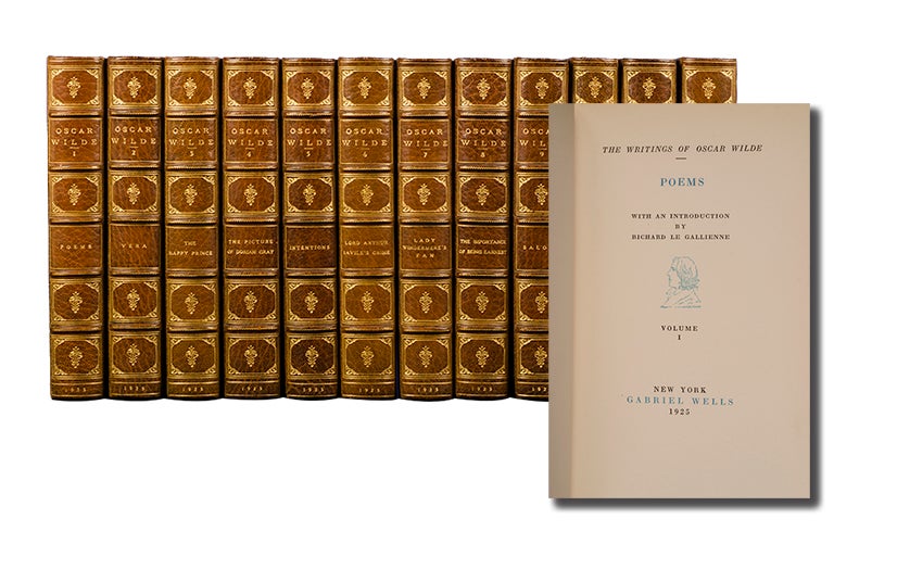 (Item #3828) The Writings of Oscar Wilde (in 12 vols). Oscar Wilde.