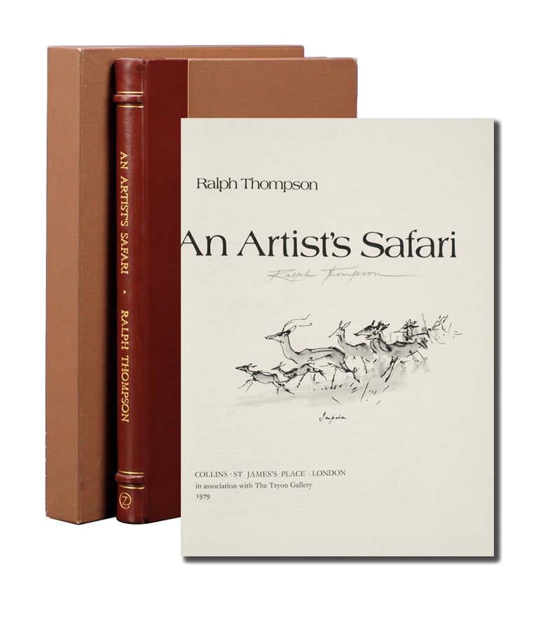 Item #3831) An Artist's Safari. Ralph Thompson