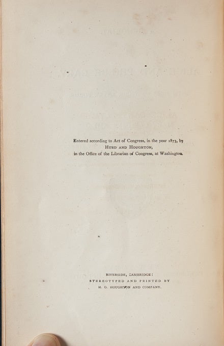 A Memorial of Alice and Phoebe Cary. With Some of Their Later Poems