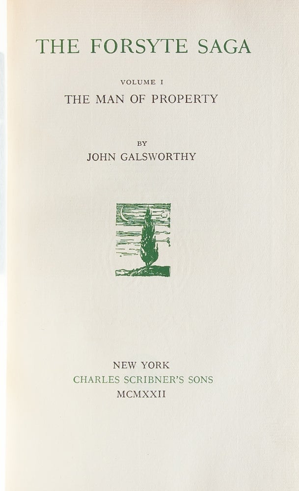 The Works of John Galsworthy (Signed Limited Edition in 30 vols.)