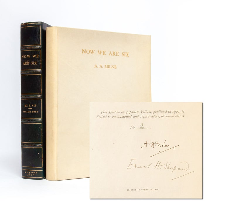 Item #3975) Now We Are Six (Signed Limited Edition). A. A. Milne, E. H. Shepard