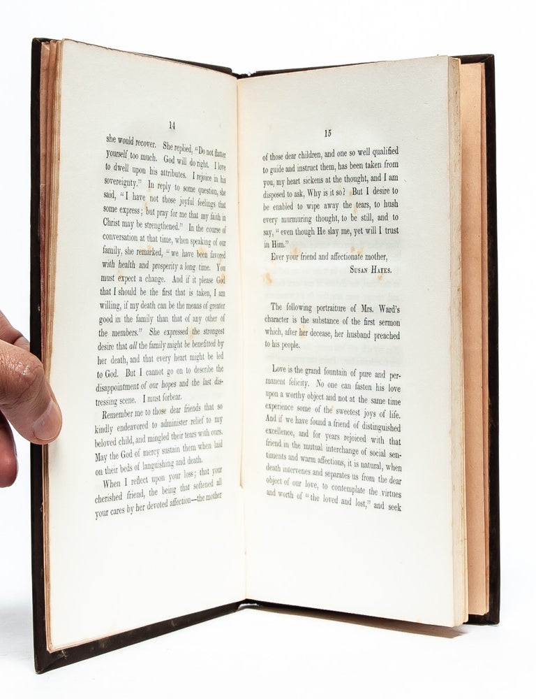 Memoirs of Mrs. Hetta L. Ward with Selections from her Writings (Presentation Copy)