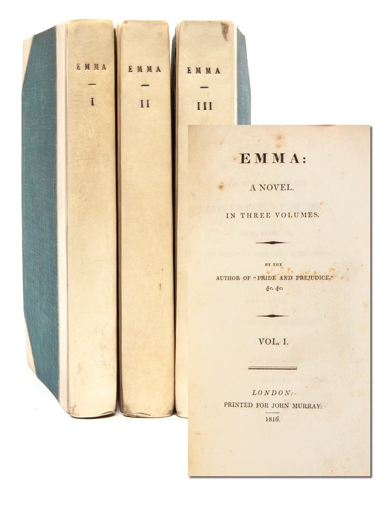 Complete collection of First and Early Editions of Jane Austen’s Works (in 15 vols.)