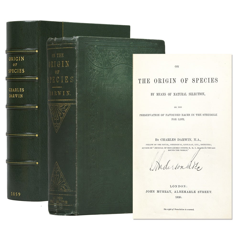 (Item #4065) On the Origin of Species by Means of Natural Selection. Charles Darwin.