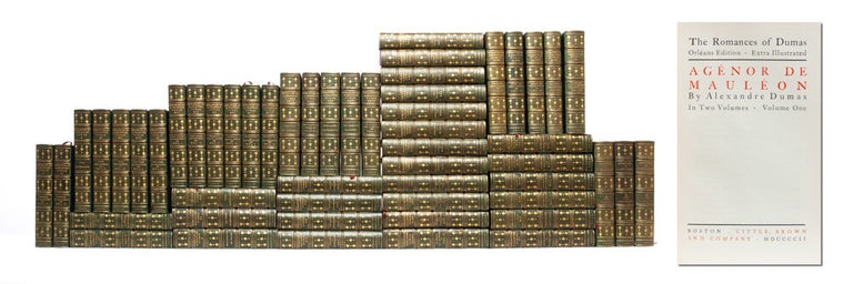 Item #4185) The Romances of Alexandre Dumas, Extra Illustrated (in 53 vols.). Alexandre Dumas