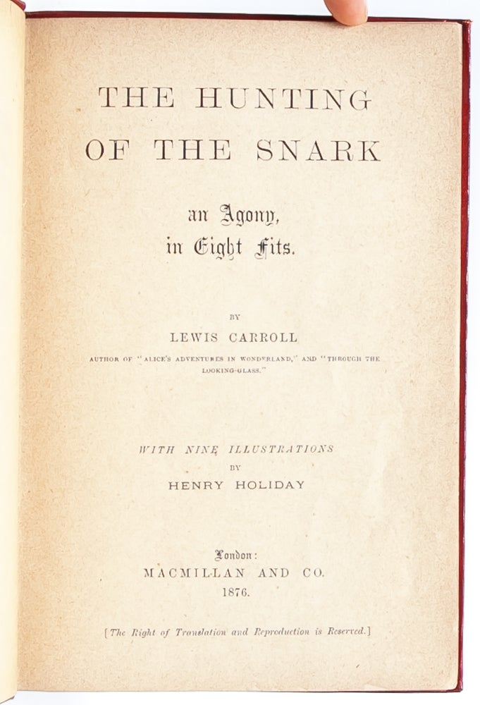 The Hunting of the Snark (Presentation Copy)
