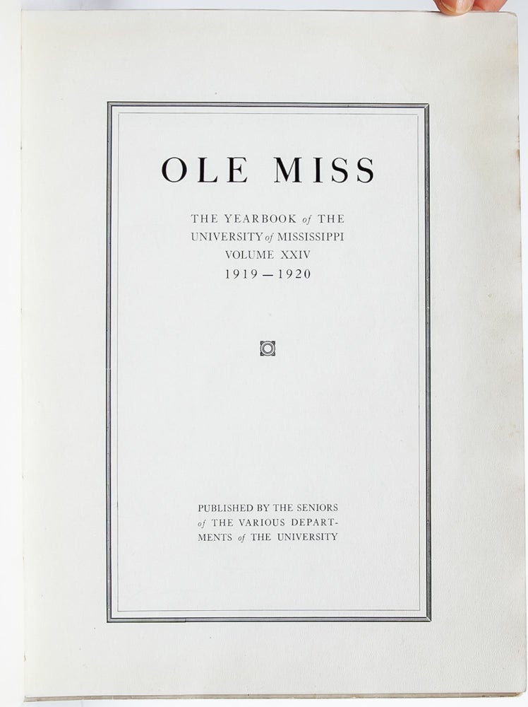 "To a Co-Ed" in Ole Miss. The Yearbook of the University of Mississippi. Volume XXIV