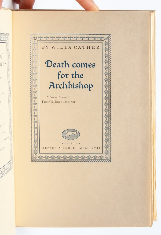 Death Comes for the Archbishop (Signed Limited Edition)