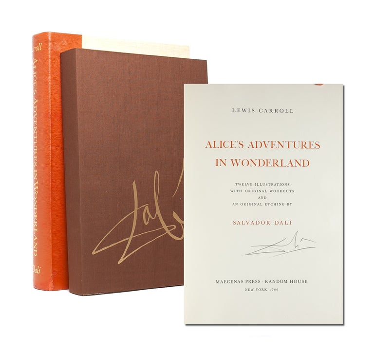 Item #4604) Alice's Adventures in Wonderland (Signed Limited Edition). Salvador Dali, Lewis Carroll