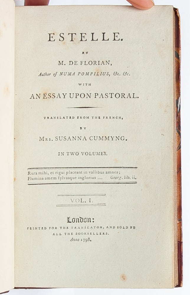 Estelle, by Mr. Florian...With an Essay Upon Pastoral