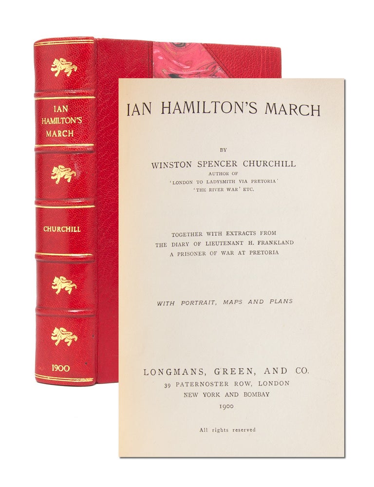 Item #4897) Ian Hamilton's March. Winston Churchill