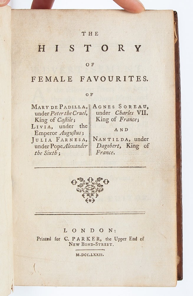The History of Female Favourites...