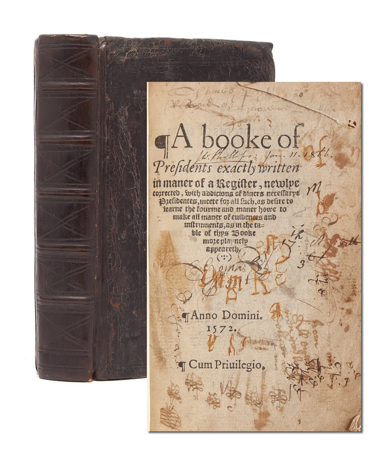 Item #4955) A Booke of Presidents Exactly Written in Maner of a Register, Newly Corrected with...