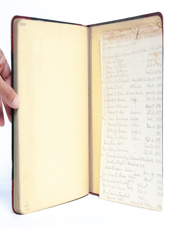 Secretary's Book of the Pekin Women's Christian Temperance Union, Organized April 20, 1881