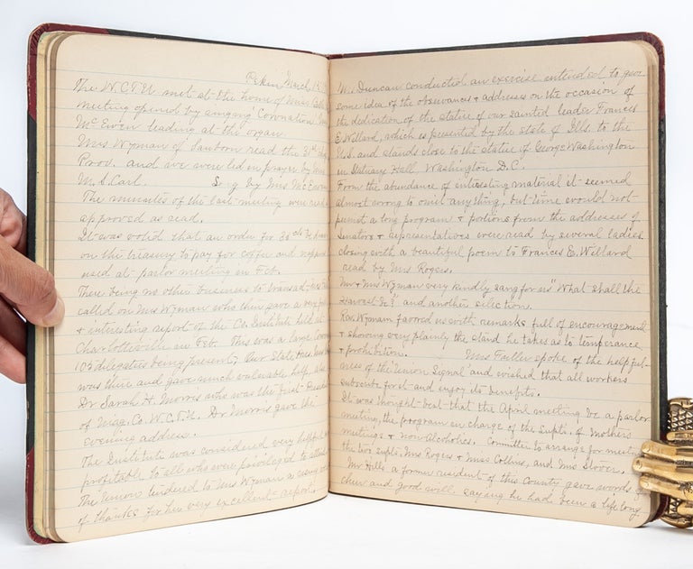 Secretary's Book of the Pekin Women's Christian Temperance Union, Organized April 20, 1881