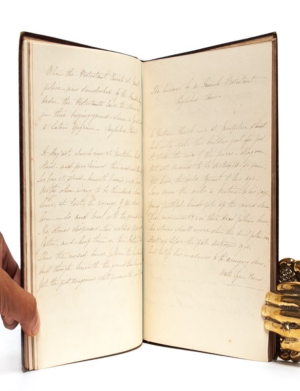 Religious and literary commonplace book of a young woman