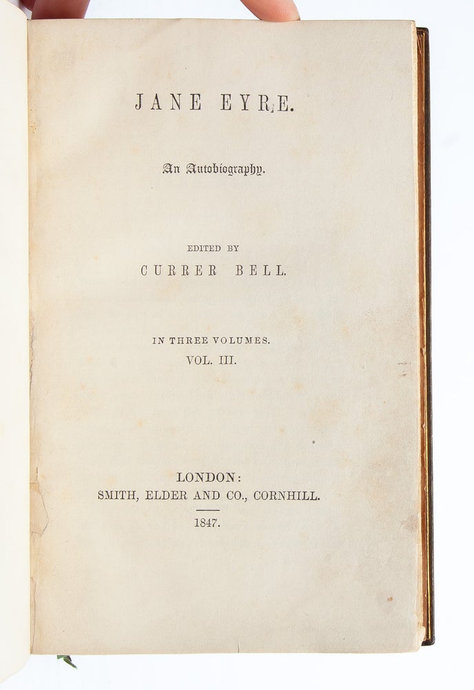 Jane Eyre (in 3 vols.)